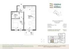 Mieszkanie, 45,69 m², 2 pokoje, piętro 2, oferta nr OPM6/2/M7A