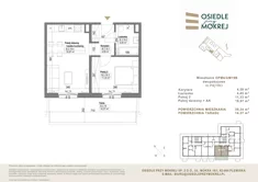 Mieszkanie, 39,34 m², 2 pokoje, piętro 3, oferta nr OPM6/3/M19B