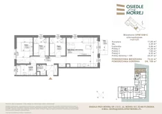 Mieszkanie, 72,22 m², 4 pokoje, parter, oferta nr OPM7/0/M1C