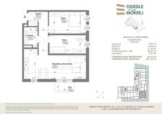 Mieszkanie, 65,35 m², 3 pokoje, parter, oferta nr OPM7/0/M3B