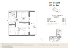 Mieszkanie, 41,65 m², 2 pokoje, piętro 2, oferta nr OPM7/2/M12B