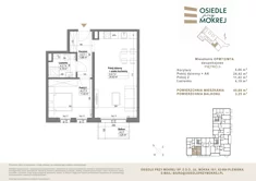 Mieszkanie, 45,69 m², 2 pokoje, piętro 2, oferta nr OPM7/2/M7A