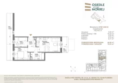 Mieszkanie, 46,60 m², 3 pokoje, piętro 3, oferta nr OPM7/3/M12C