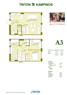 Dom, 77,80 m², oferta nr A3