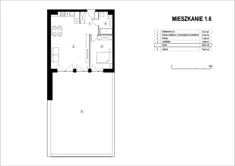 Mieszkanie, 54,61 m², 2 pokoje, piętro 1, oferta nr M1_6