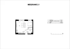 Mieszkanie, 37,27 m², 1 pokój, piętro 2, oferta nr M2_1