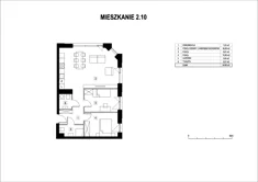 Mieszkanie, 64,84 m², 3 pokoje, piętro 2, oferta nr M2_10