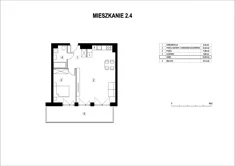 Mieszkanie, 54,35 m², 2 pokoje, piętro 2, oferta nr M2_4