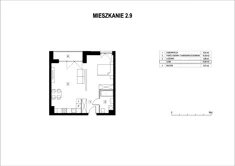 Mieszkanie, 51,90 m², 1 pokój, piętro 2, oferta nr M2_9