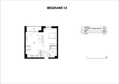 Mieszkanie, 51,90 m², 1 pokój, piętro 3, oferta nr M3_9