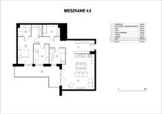 Mieszkanie, 107,30 m², 4 pokoje, piętro 4, oferta nr M4_8