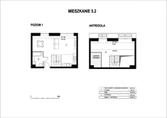 Mieszkanie, 60,29 m², 2 pokoje, piętro 5, oferta nr M5_2