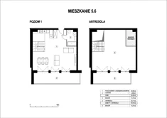 Mieszkanie, 97,97 m², 2 pokoje, piętro 5, oferta nr M5_6