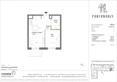 Mieszkanie, 32,33 m², 2 pokoje, piętro 3, oferta nr 101