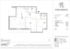 Mieszkanie, 61,54 m², 3 pokoje, piętro 8, oferta nr 49