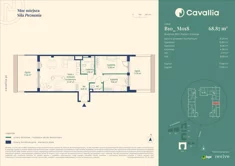 Mieszkanie, 68,87 m², 3 pokoje, parter, oferta nr CV10-M-B10_M018