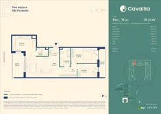 Mieszkanie, 78,72 m², 3 pokoje, piętro 1, oferta nr CV10-M-B10_M113