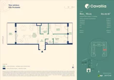 Mieszkanie, 69,29 m², 3 pokoje, piętro 1, oferta nr CV10-M-B10_M129