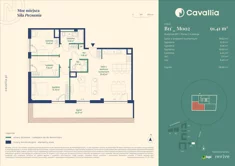 Mieszkanie, 91,41 m², 4 pokoje, parter, oferta nr CV10-M-B11'_M002