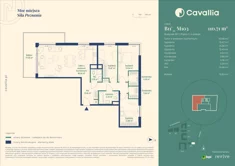 Mieszkanie, 110,71 m², 4 pokoje, piętro 1, oferta nr CV10-M-B11'_M103