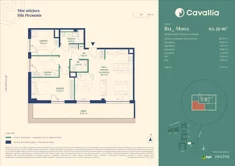 Mieszkanie, 92,59 m², 4 pokoje, parter, oferta nr CV10-M-B11_M002