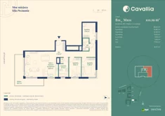 Mieszkanie, 101,19 m², 4 pokoje, piętro 1, oferta nr CV10-M-B11_M101