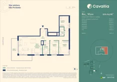 Mieszkanie, 101,04 m², 4 pokoje, piętro 3, oferta nr CV10-M-B11_M301