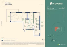 Mieszkanie, 110,78 m², 4 pokoje, piętro 3, oferta nr CV10-M-B11_M303