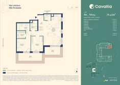 Mieszkanie, 78,42 m², 3 pokoje, parter, oferta nr CV6-M-B6_M014