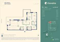 Mieszkanie, 110,89 m², 4 pokoje, piętro 1, oferta nr CV6-M-B6_M121