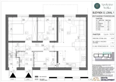 Mieszkanie, 54,97 m², 3 pokoje, parter, oferta nr I3/1