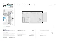 Apartament inwestycyjny, 25,11 m², 1 pokój, piętro 2, oferta nr 219