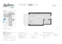 Apartament inwestycyjny, 25,20 m², 1 pokój, piętro 2, oferta nr 220