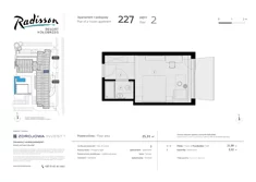 Apartament inwestycyjny, 25,31 m², 1 pokój, piętro 2, oferta nr 227