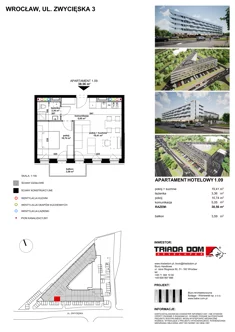 Apartament inwestycyjny, 38,49 m², 2 pokoje, piętro 1, oferta nr 1/09