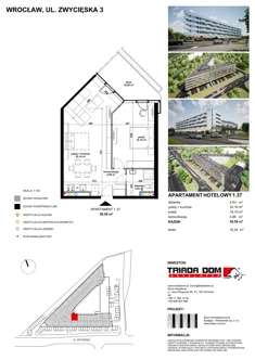 Apartament inwestycyjny, 58,57 m², 2 pokoje, piętro 1, oferta nr 1/37