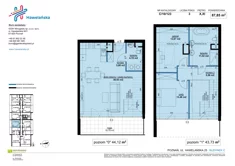 Mieszkanie, 87,85 m², 4 pokoje, piętro 10, oferta nr C/10/123