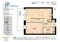 Mieszkanie, 41,50 m², 2 pokoje, piętro 4, oferta nr B/4/48