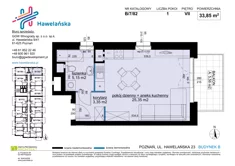 Mieszkanie, 33,85 m², 1 pokój, piętro 7, oferta nr B/7/82