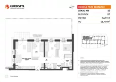 Mieszkanie, 68,40 m², 4 pokoje, parter, oferta nr B7/10