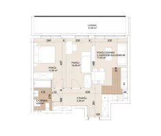 Mieszkanie, 54,06 m², 3 pokoje, piętro 2, oferta nr E1-2-28
