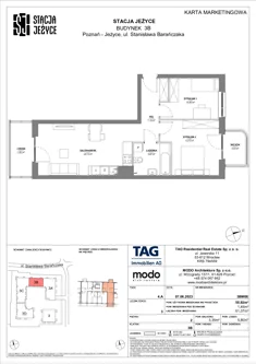 Mieszkanie, 59,92 m², 3 pokoje, piętro 2, oferta nr 3BM08