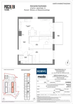 Mieszkanie, 58,70 m², 3 pokoje, piętro 4, oferta nr B.4M22