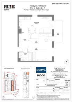 Mieszkanie, 58,70 m², 3 pokoje, piętro 5, oferta nr B.5M04