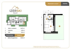 Apartament inwestycyjny, 26,26 m², 1 pokój, parter, oferta nr D.00.07