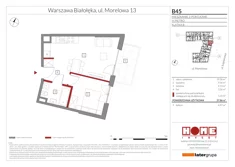 Mieszkanie, 37,86 m², 2 pokoje, piętro 3, oferta nr B45