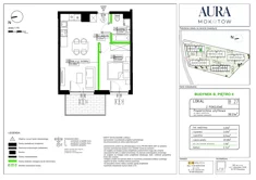 Mieszkanie, 38,51 m², 2 pokoje, piętro 2, oferta nr B27