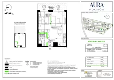 Mieszkanie, 34,85 m², 1 pokój, parter, oferta nr C3