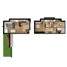 Mieszkanie, 90,01 m², 4 pokoje, parter, oferta nr dom 57G/1 (E1)
