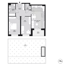 Mieszkanie, 60,89 m², 3 pokoje, piętro 2, oferta nr mieszkanie 25